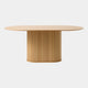 Eden - 180cm Oval Dining Table In Natural Oak Finish