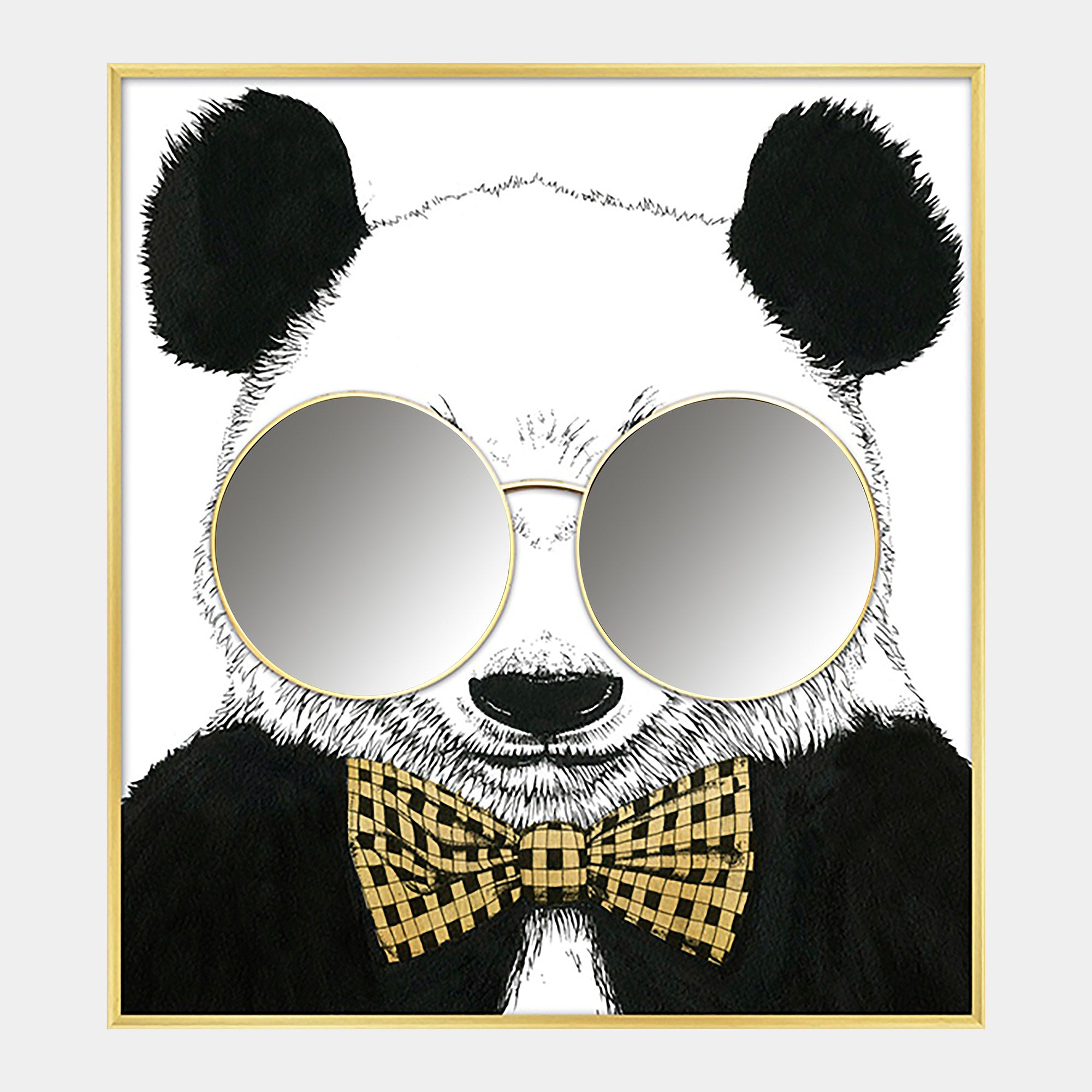 Fresco Panda - Framed Wall Art