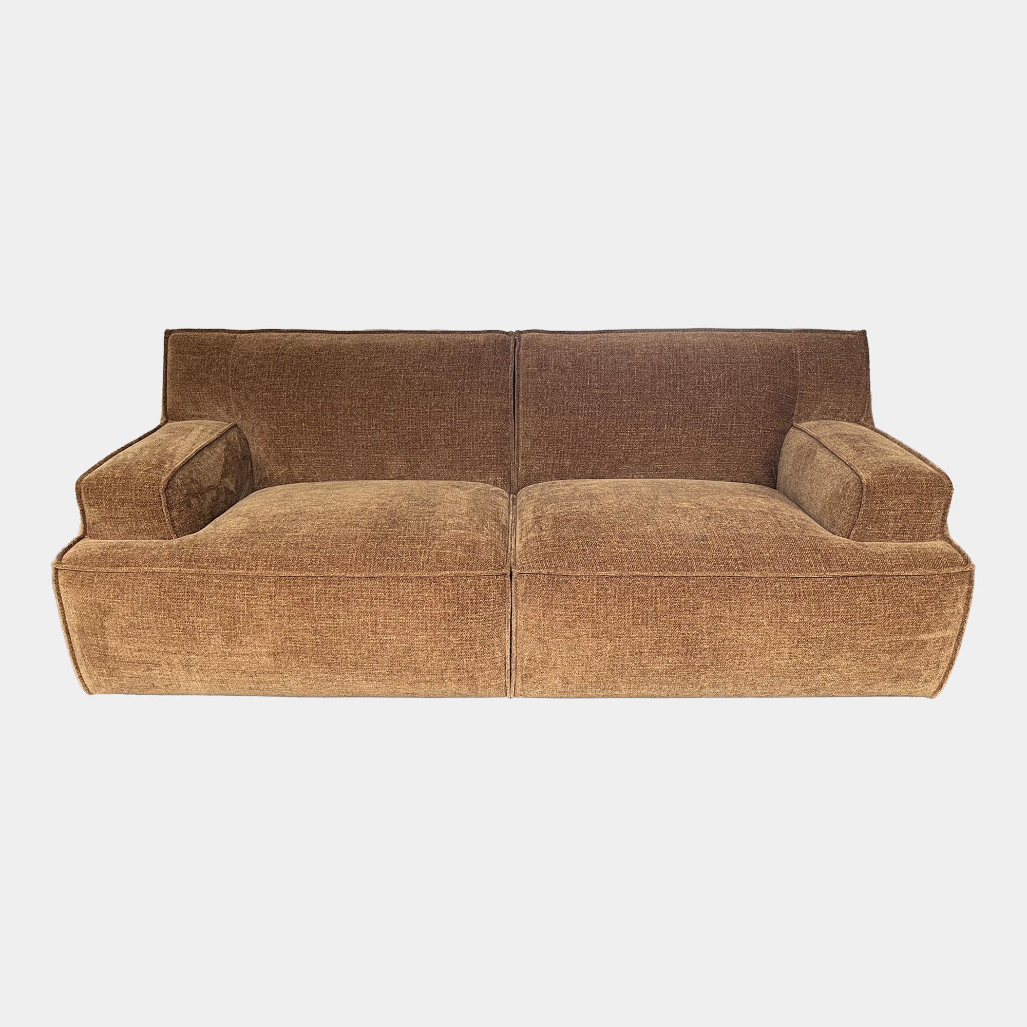 Maxwell - Extra Large Sofa In Terracotta Fabric