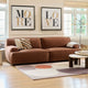 Maxwell - Extra Large Sofa In Terracotta Fabric