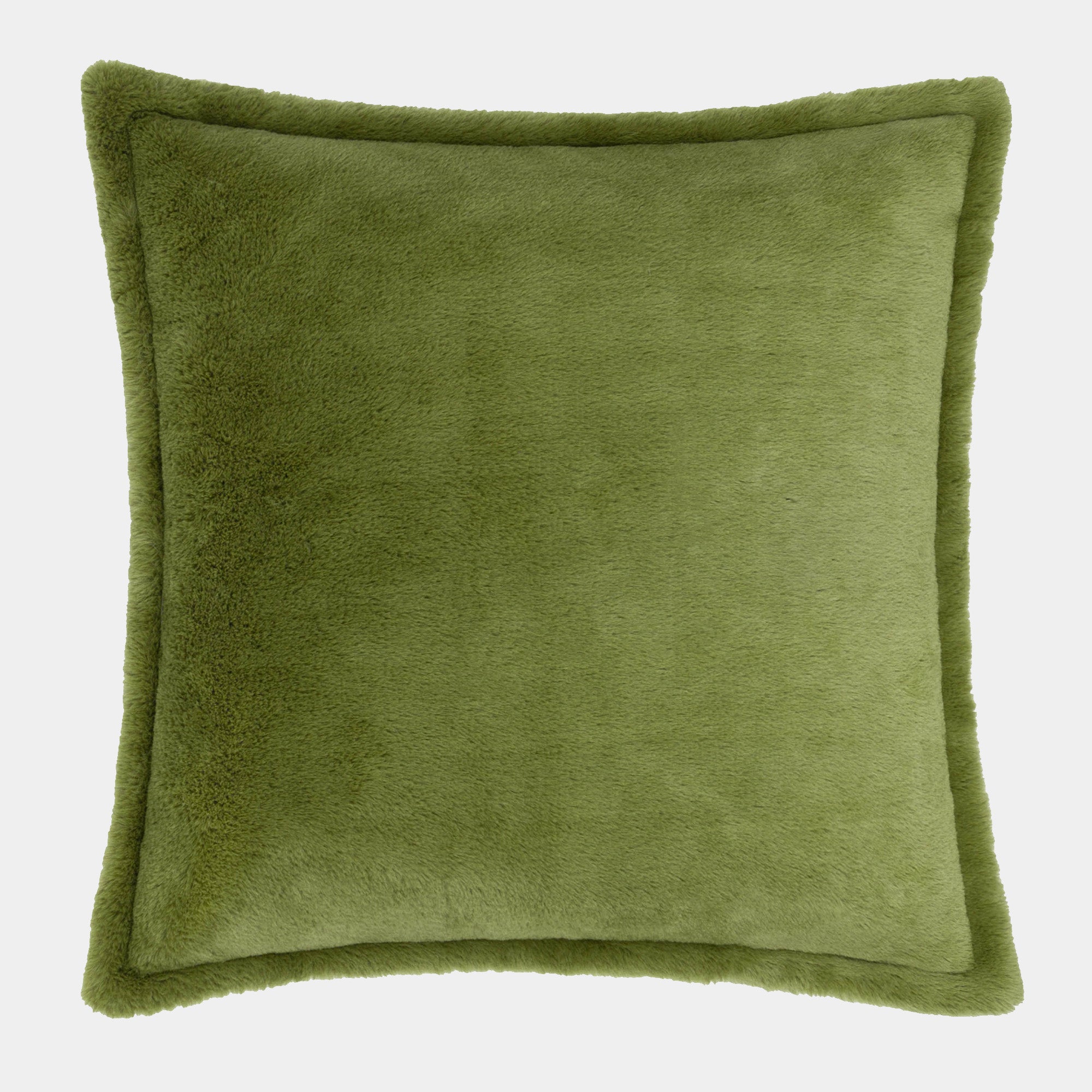 Banbury - Olive Faux Fur Cushion 45x45cm