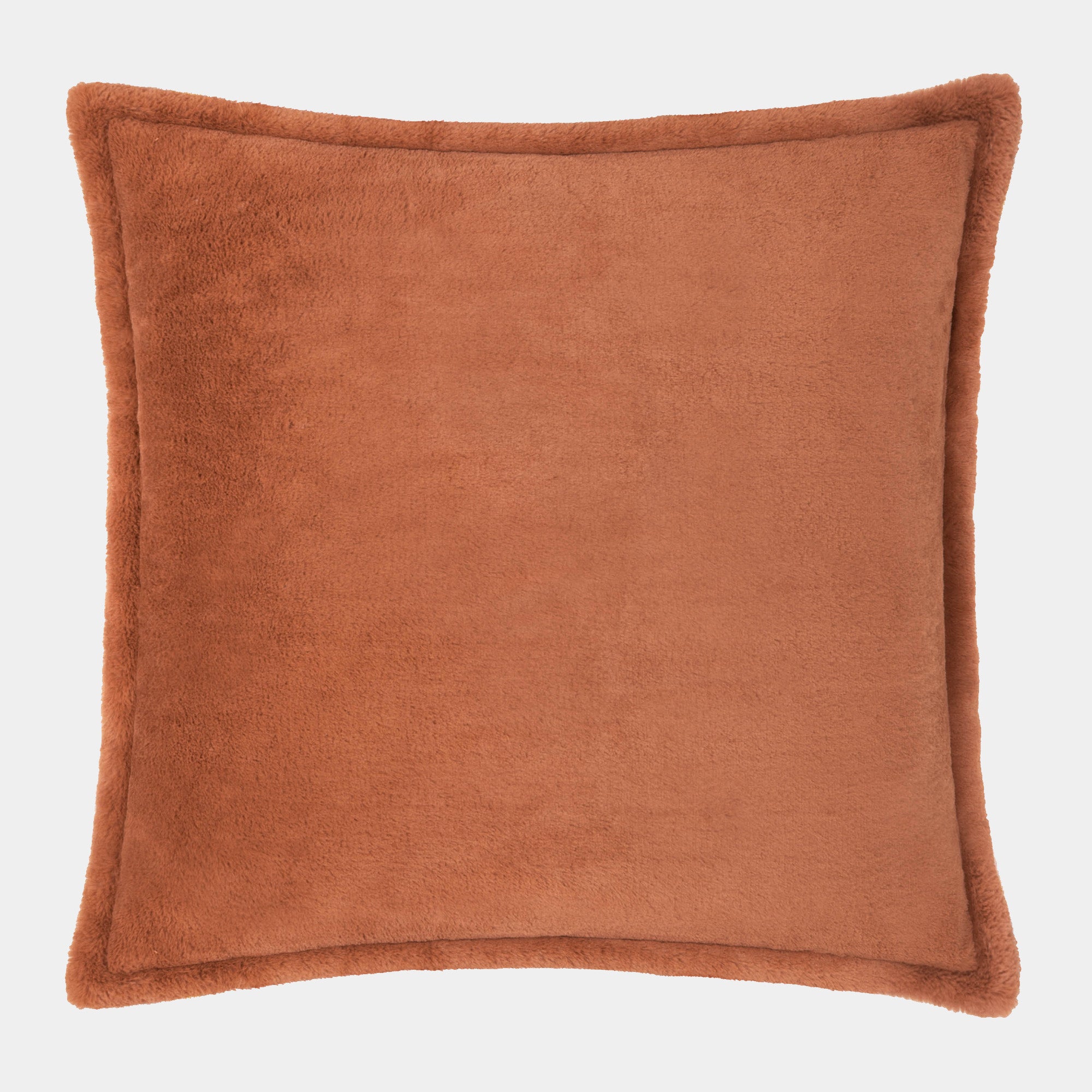 Banbury - Rust Faux Fur Cushion 45x45cm