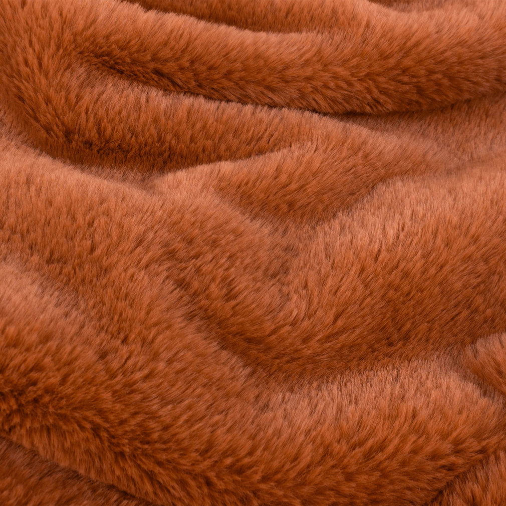 Banbury - Rust Faux Fur Throw 150x200cm