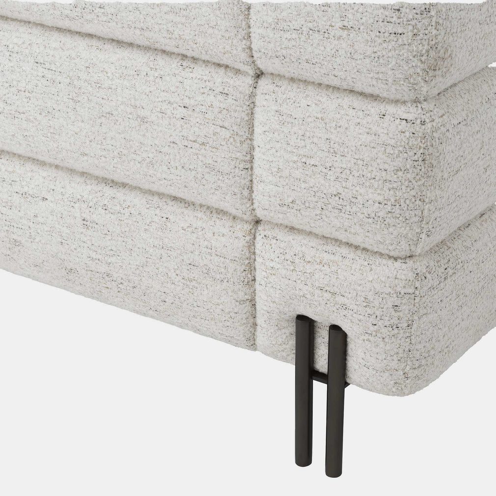 Eichholtz York - Small Sofa In Fabric Seashell Off-White