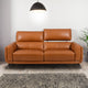 Harvard - 2.5 Compact Seat Sofa In Leather