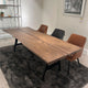 Jackson 240cm Suar Planked Raw Edge Dining Table