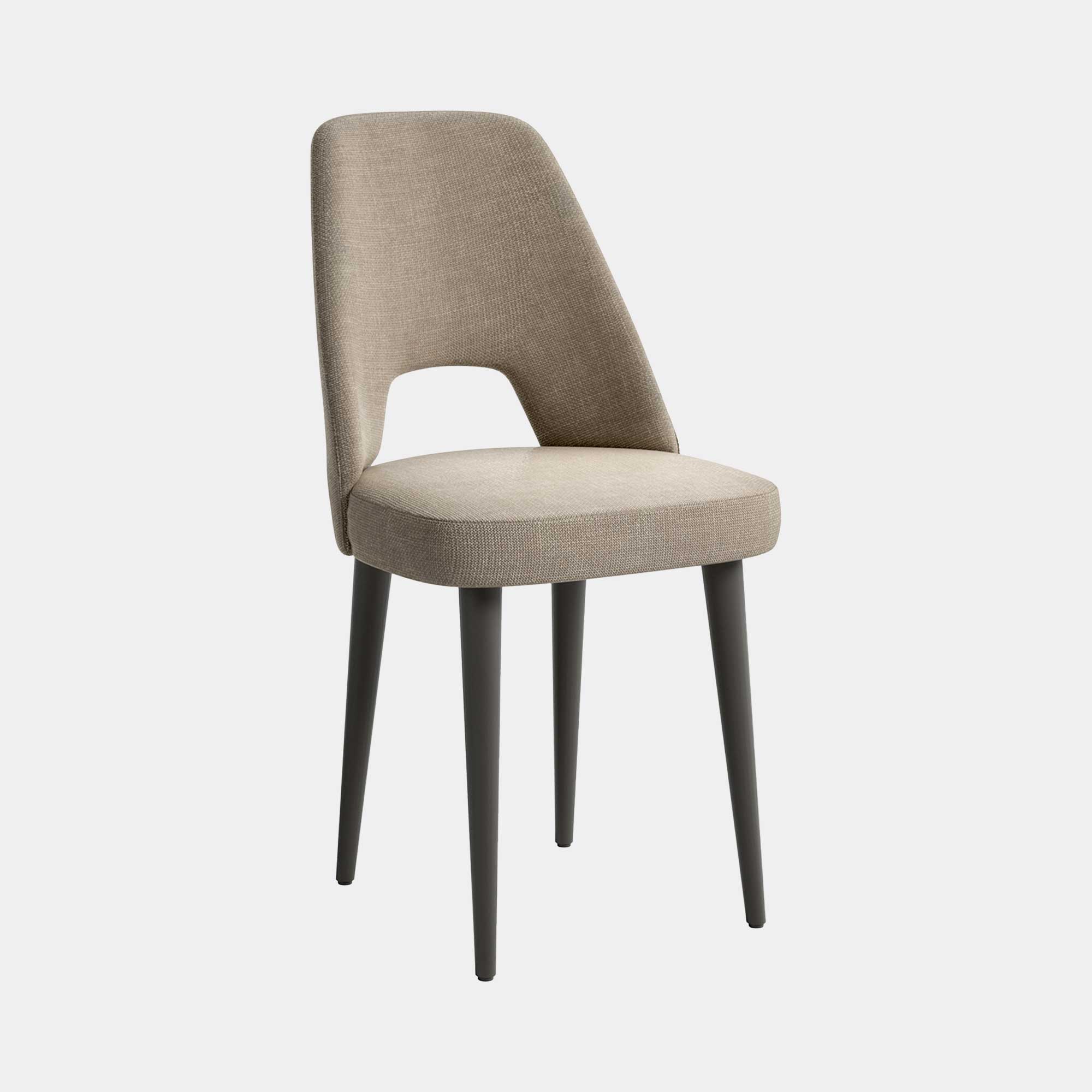 Bologna - Dining Chair In Beige Fabric