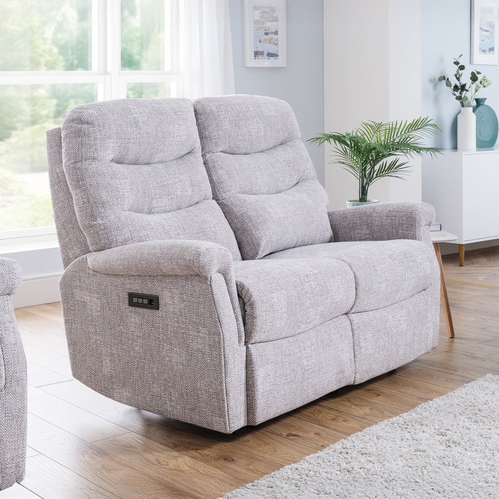 Broadway - 2 Seat Manual Recliner Sofa In Fabric