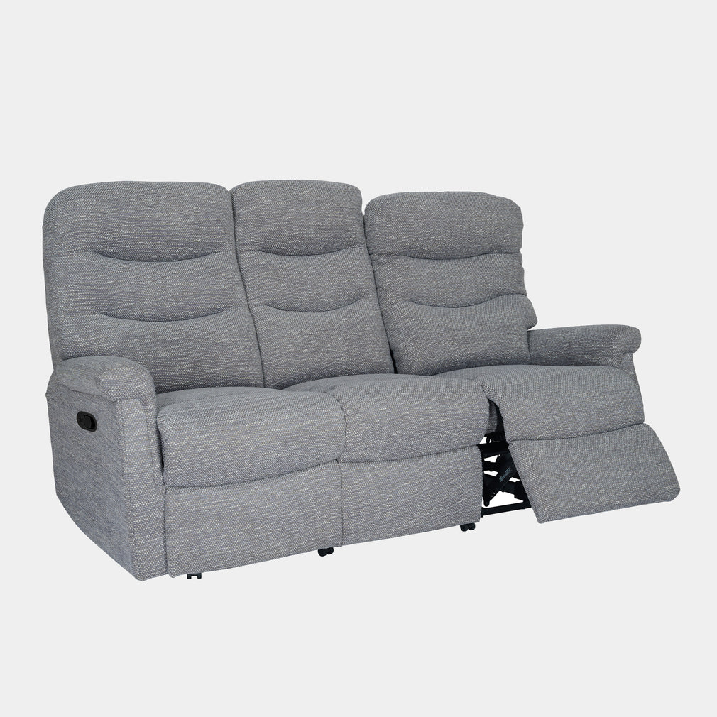 Broadway - 3 Seat Manual Recliner Sofa In Fabric