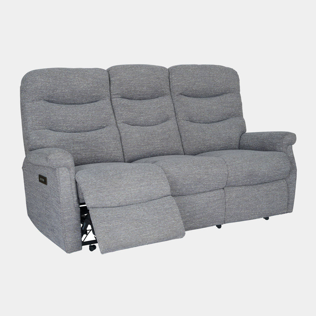 Broadway - 3 Seat Single Motor Recliner Sofa In Fabric