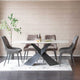 Cassie - 180cm Dining Table With Cream Sintered Stone Top