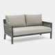 Key Largo - 2 Seat Sofa Set In Aluminium/Rattan And Sintered Stone Top