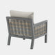 Key Largo - 2 Seat Sofa Set In Aluminium/Rattan And Sintered Stone Top