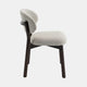 Albany - Dining Chair In Light Grey Fabric With Weathered Oak Leg