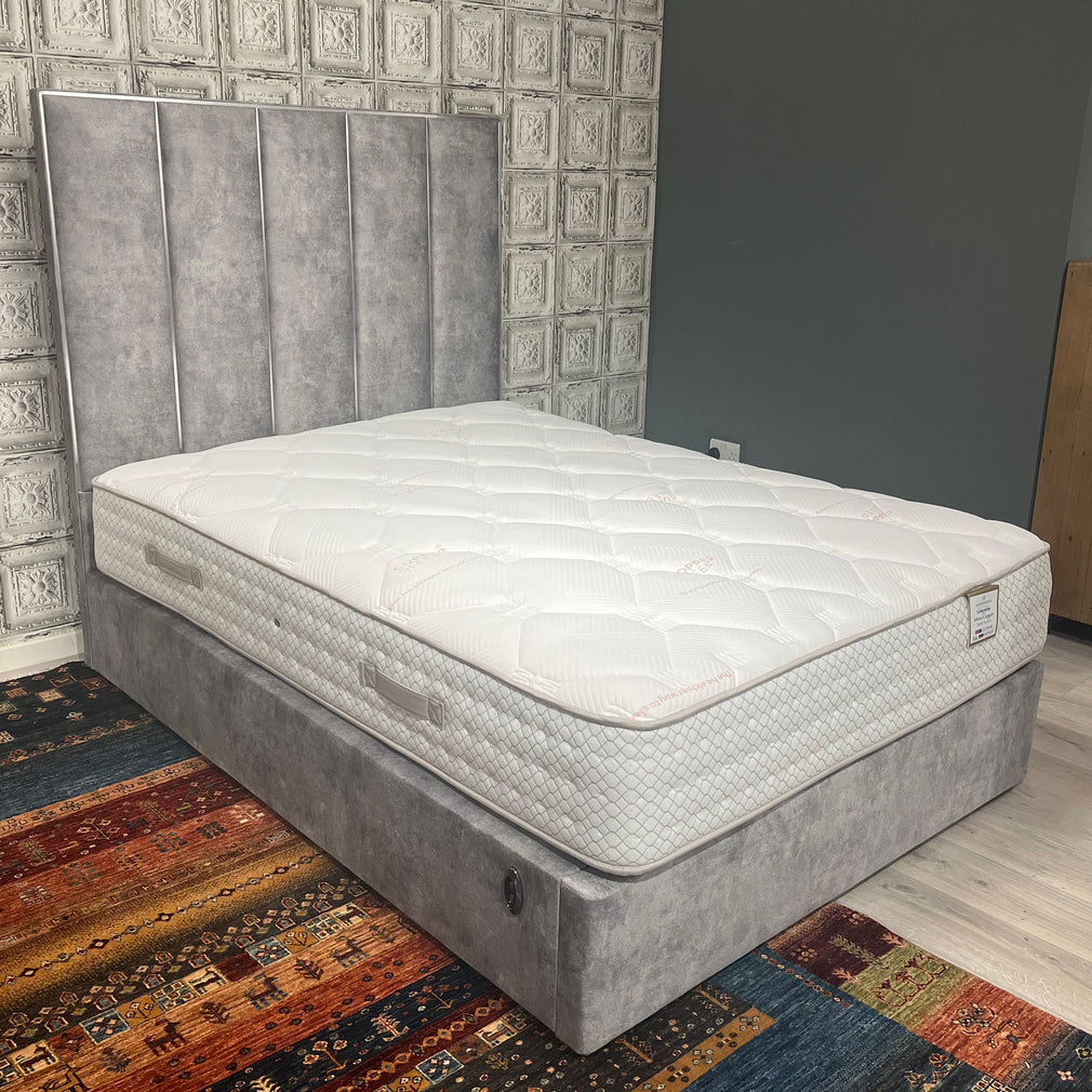 L'Amour King (150cm) Electric Ottoman Bed Frame