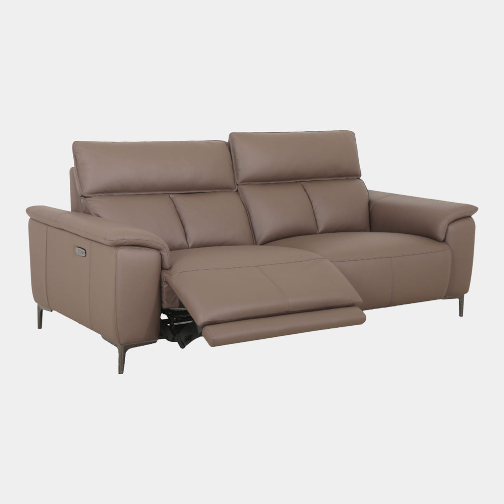 Stanford - 2.5 Seat Sofa (Split) With Power Recliners In Leather