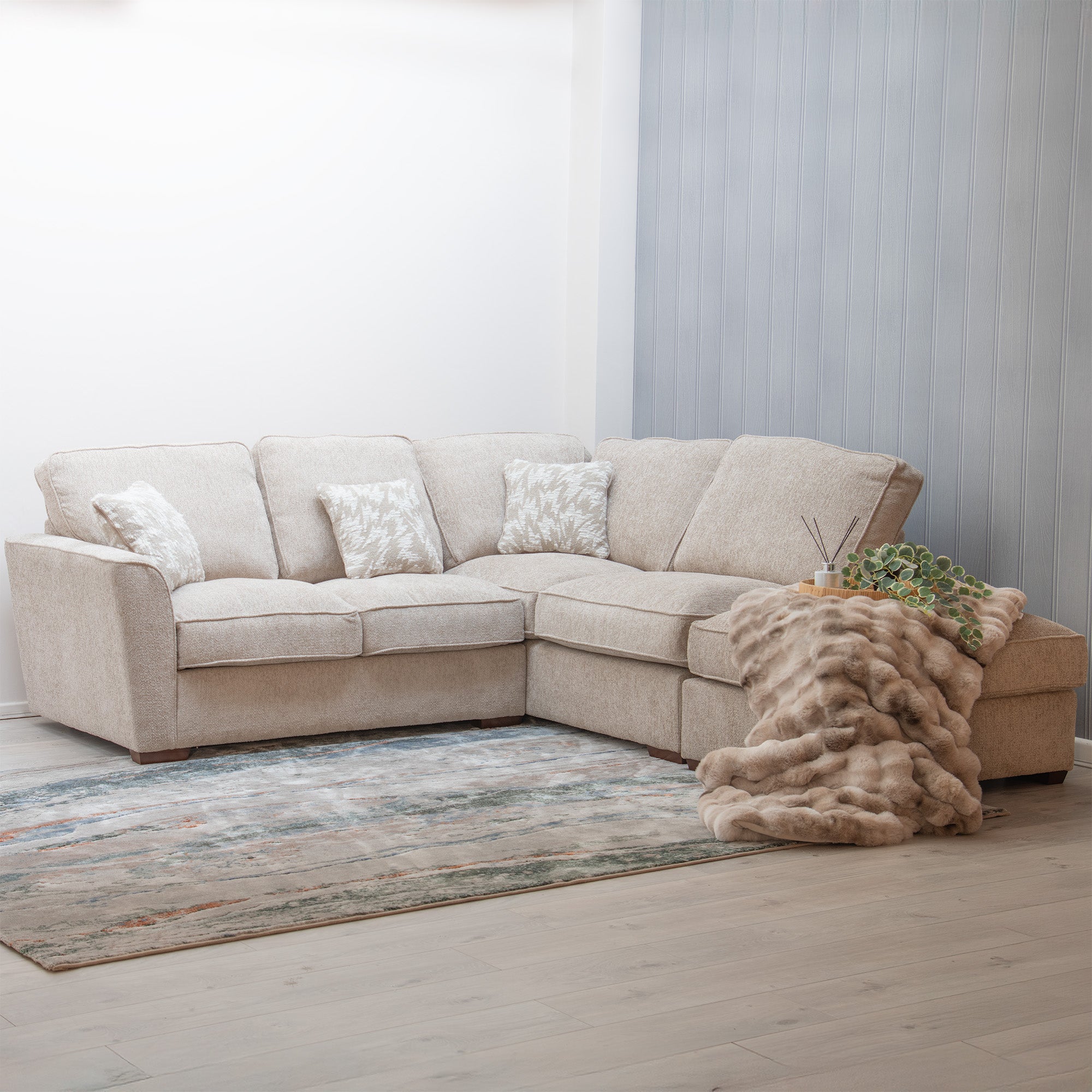 Memphis - 3 Seat Standard Back Sofa In Fabric Grade A