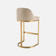 Eichholtz Condos - Bar Stool In Lyssa Sand Fabric