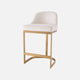 Eichholtz Condos - Counter Stool In Lyssa Off-White Fabric