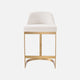 Eichholtz Condos - Counter Stool In Lyssa Off-White Fabric