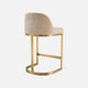 Eichholtz Condos - Counter Stool In Lyssa Sand Fabric