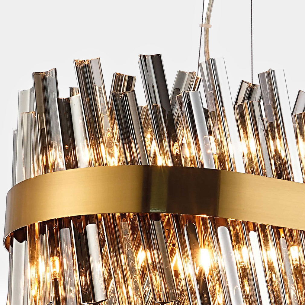 Sofia - Brass 24 Light Bar Pendant