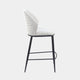 Quinn - Bar Stool In Light Grey Boucle Fabric