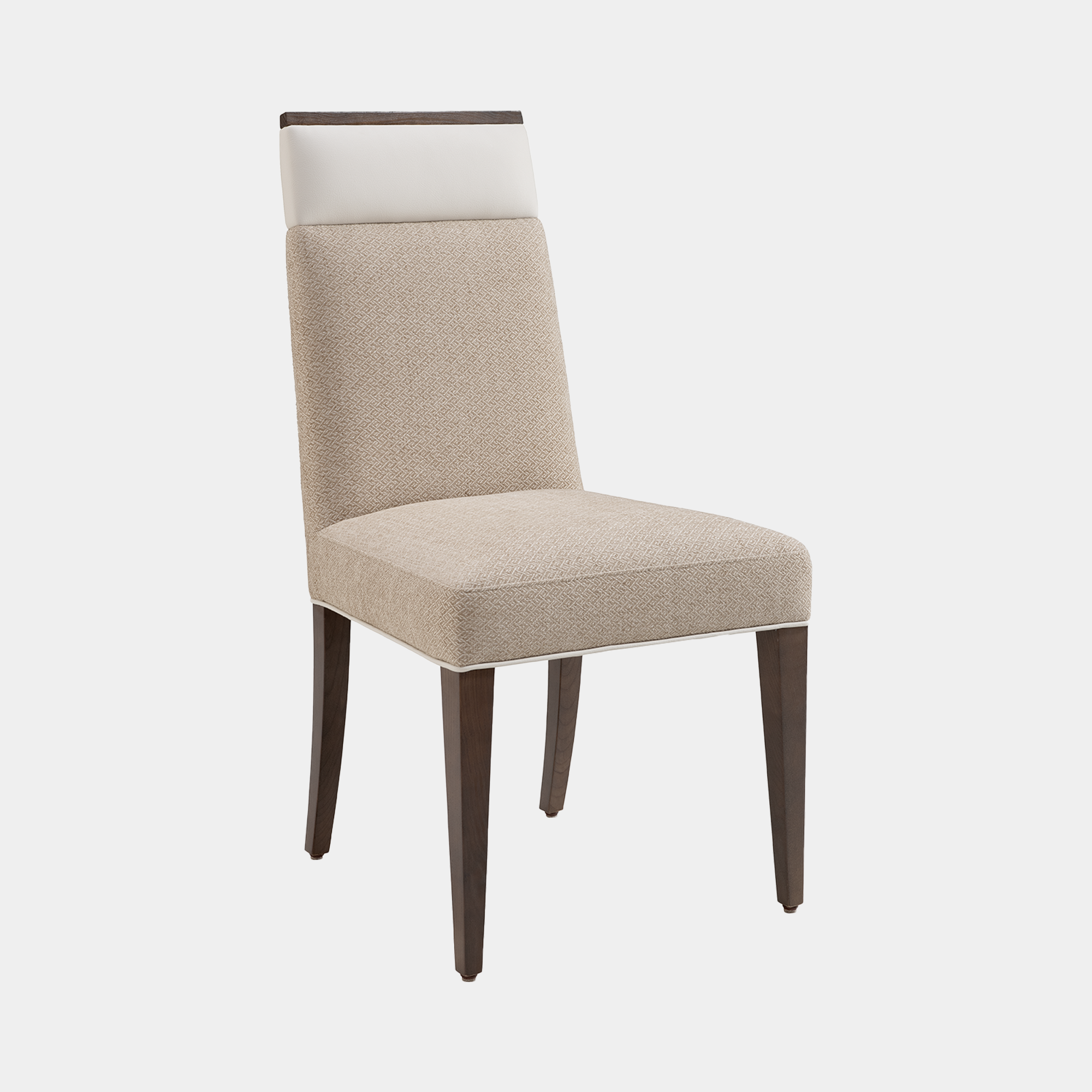 Porto - Dining Chair In Fabric With Oak Legs