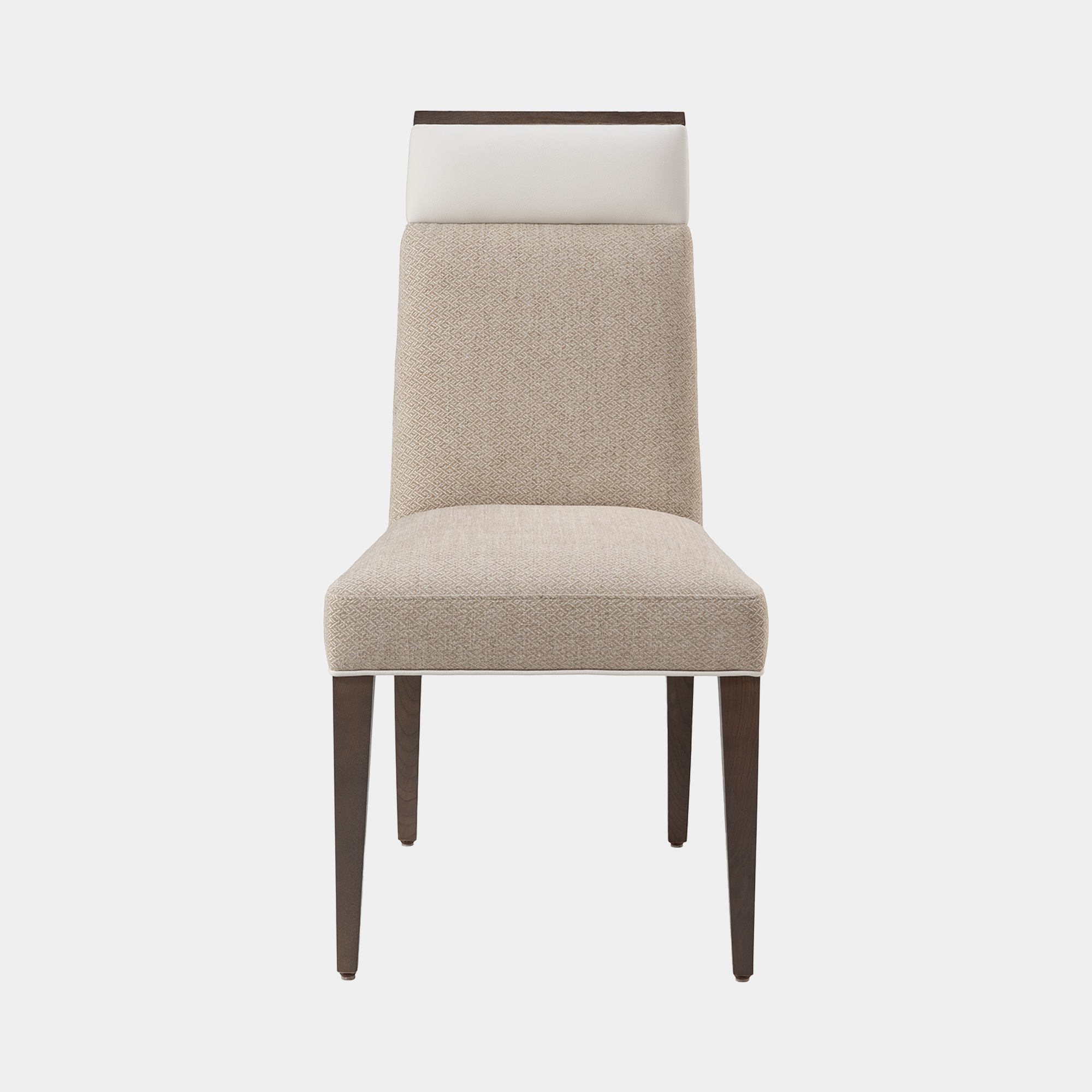 Porto - Dining Chair In Fabric With Oak Legs