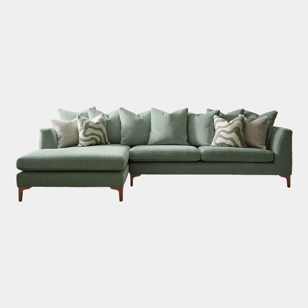 Aspen - Pillow Back Large LHF Chaise Sofa In Fabric