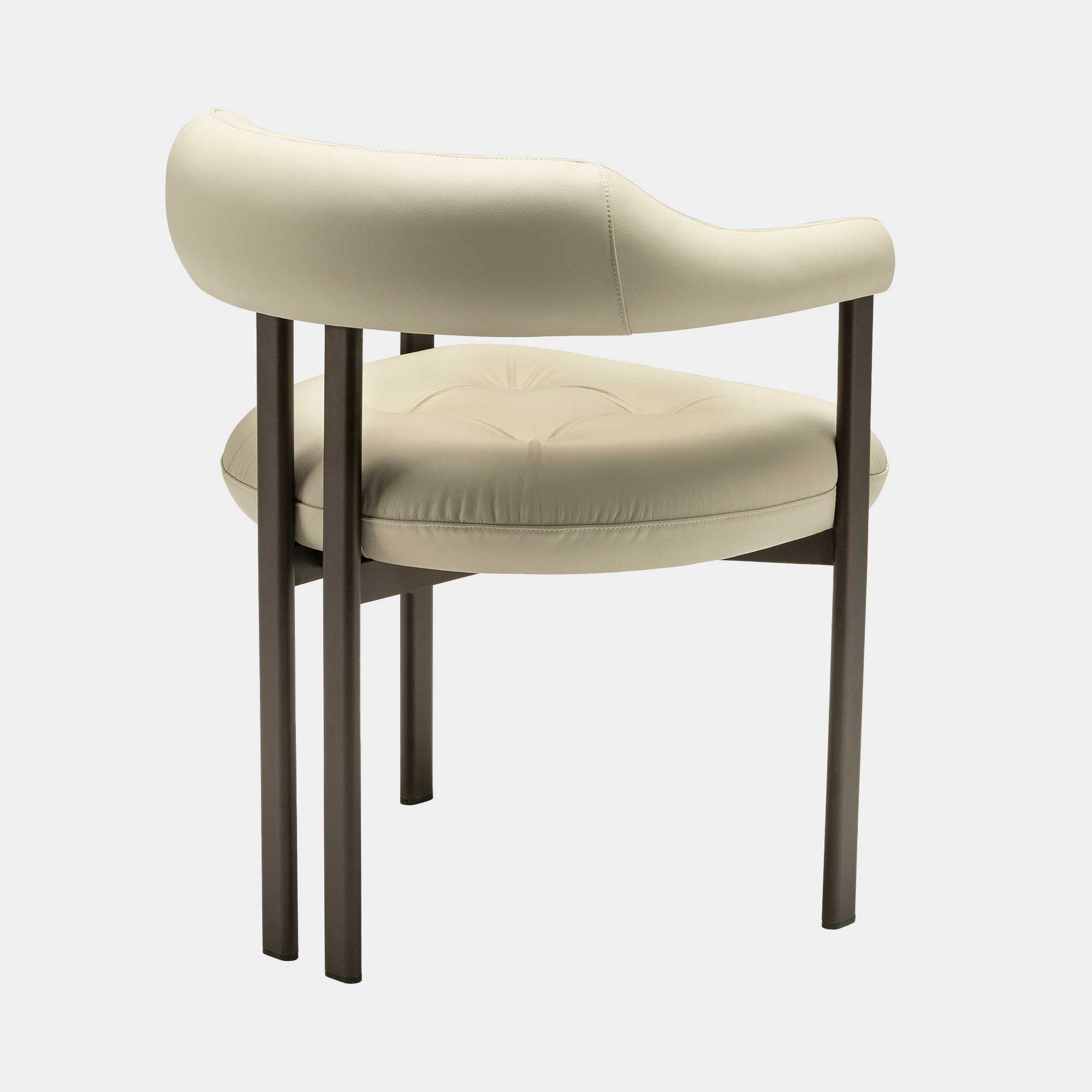 Greta  - Dining Chair In Soft Leather