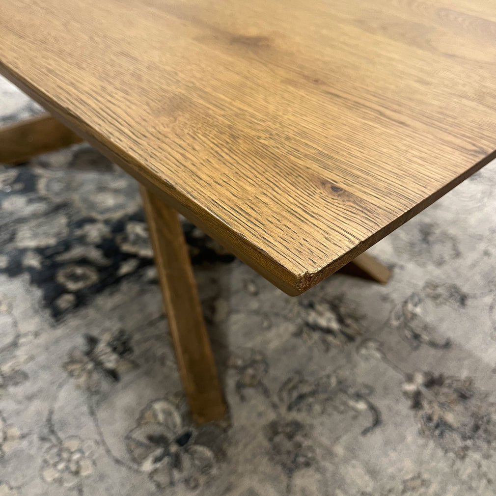 Lawrence Coffee Table In Smoked Oak Laquered Finish