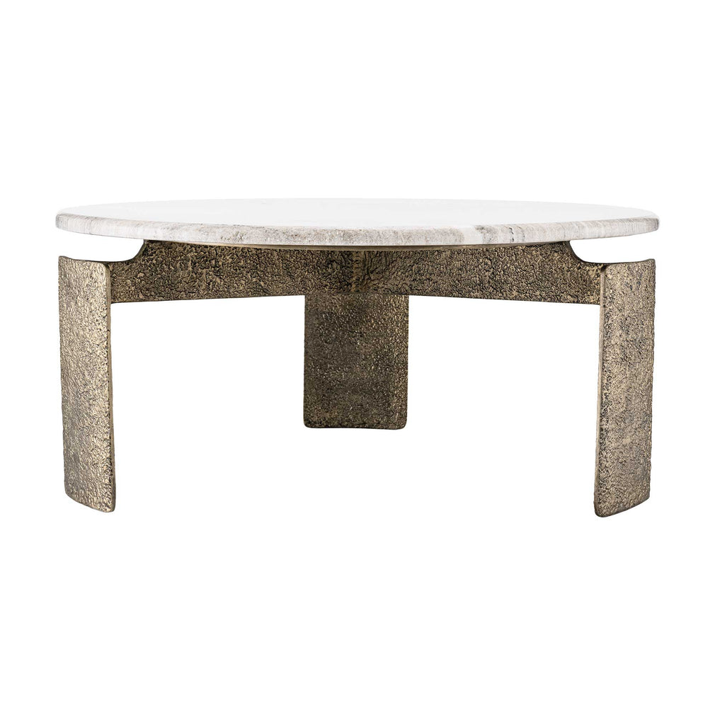 Bodega - Coffee Table Antique Brass Finish