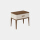 Nouvelle - 55cm 1 Drawer Bedside Table In Matte Gloss