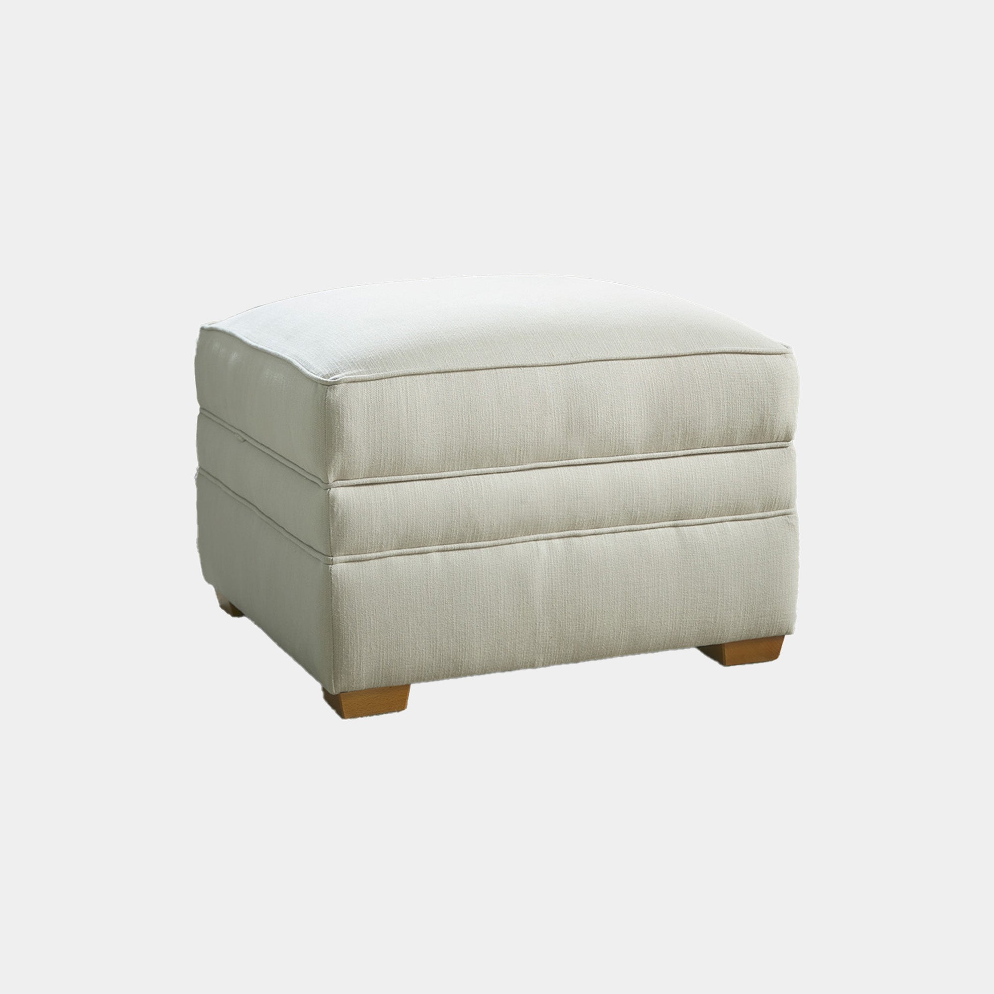 Small Square Footstool 60cm x 60cm In Fabric Grade 1