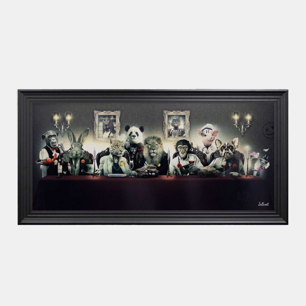 Le Banquet - Framed Wall Print by Romaric