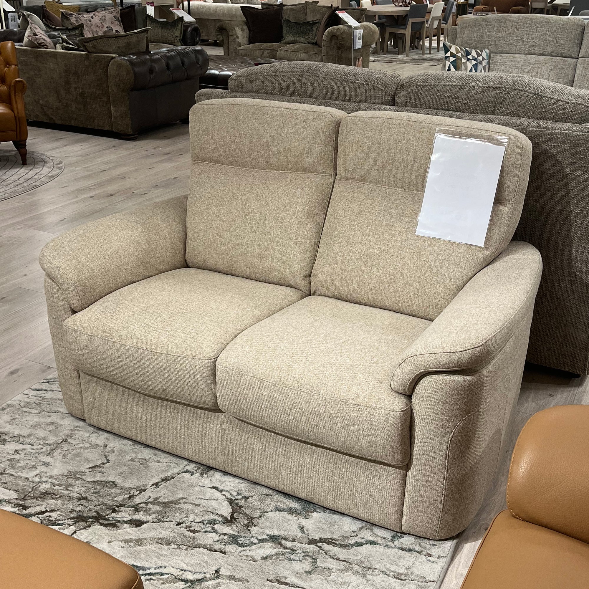 Preludio 2 Seat Sofa In Fabric Grade TB Penelope 02