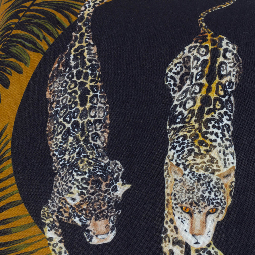 Panthera - Black Gold Outdoor Cushion 50x50cm