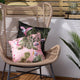 Aquatic - Blush Outdoor Cushion 43x43cm