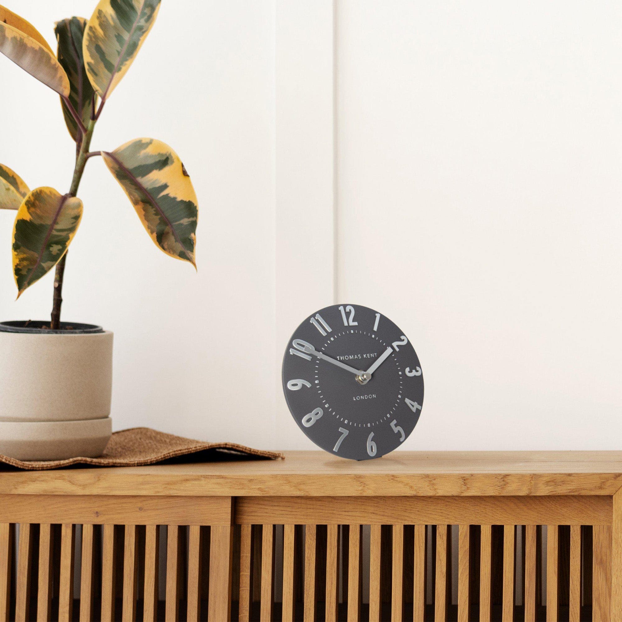 Mulberry - Graphite Mantel Clock