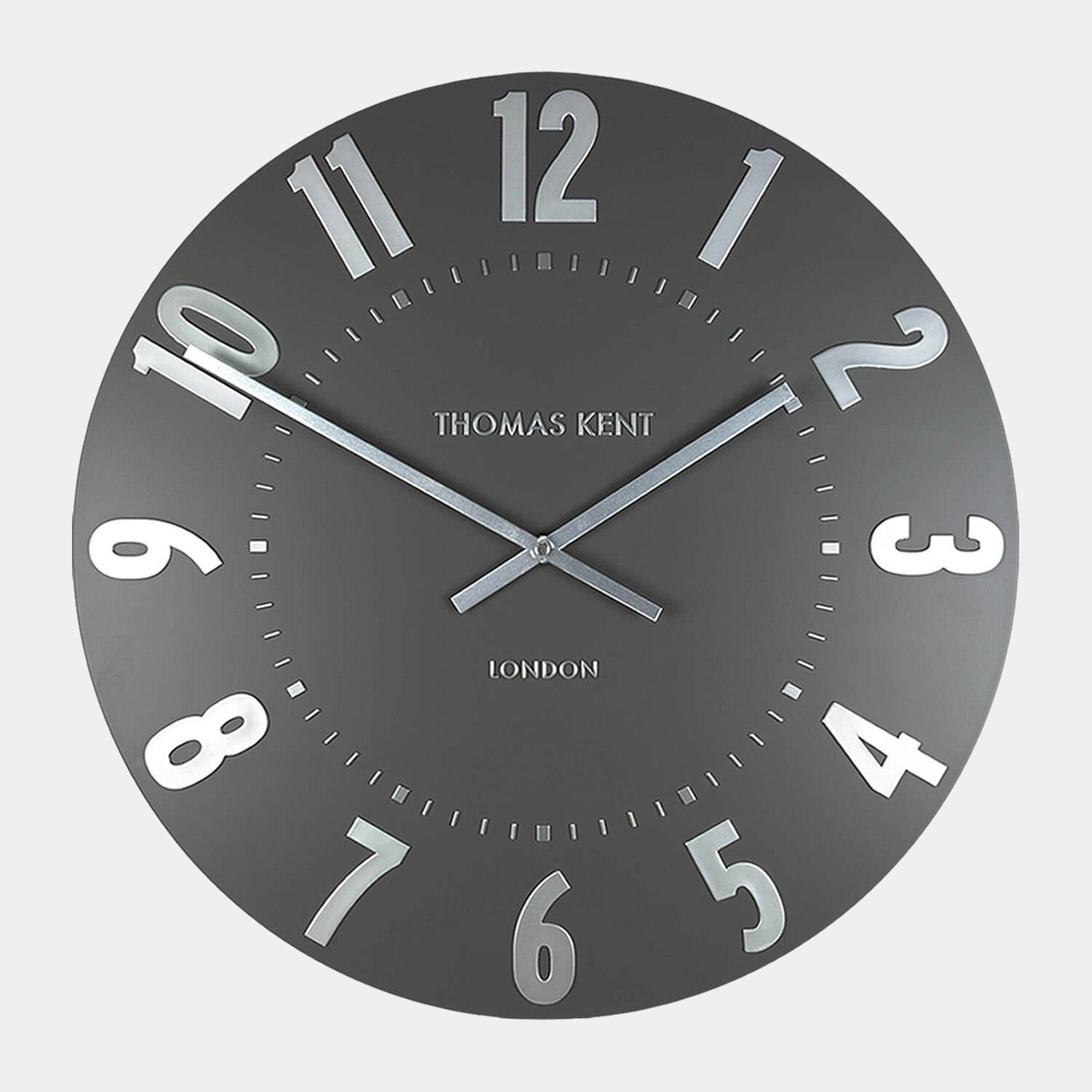 Mulberry - Graphite Wall Clock 50cm