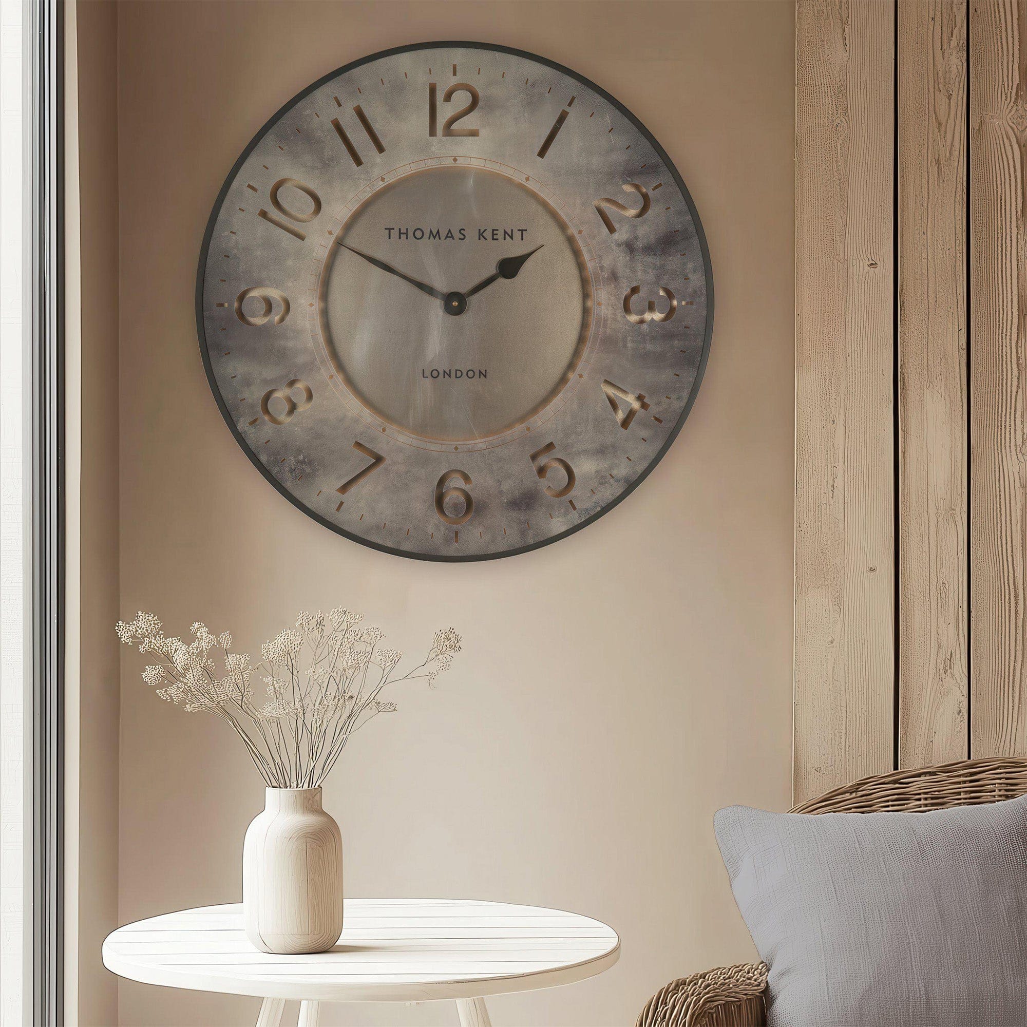 Harvest - Gold Wall Clock