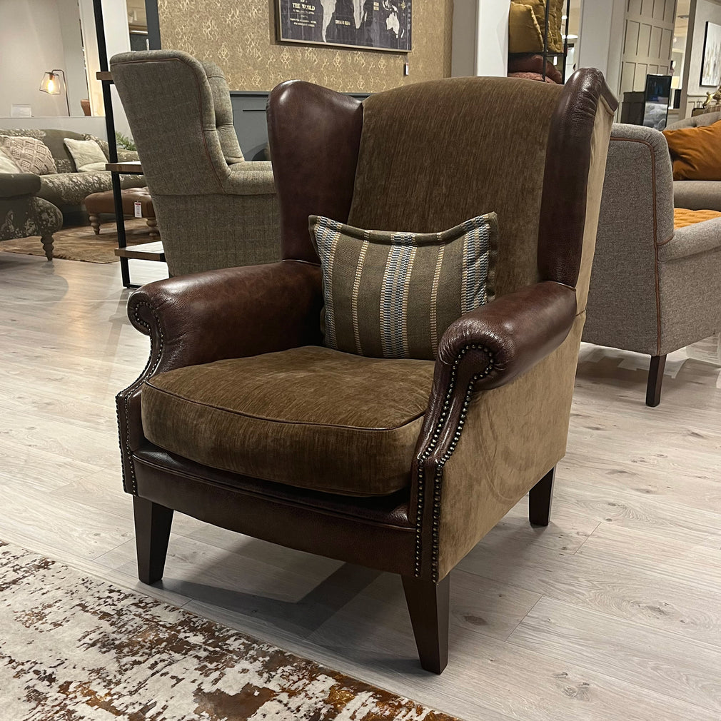 Kensington Wing Chair In Fabric