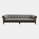 Roosevelt - Deep 4 Seat Sofa In Leather Grade B