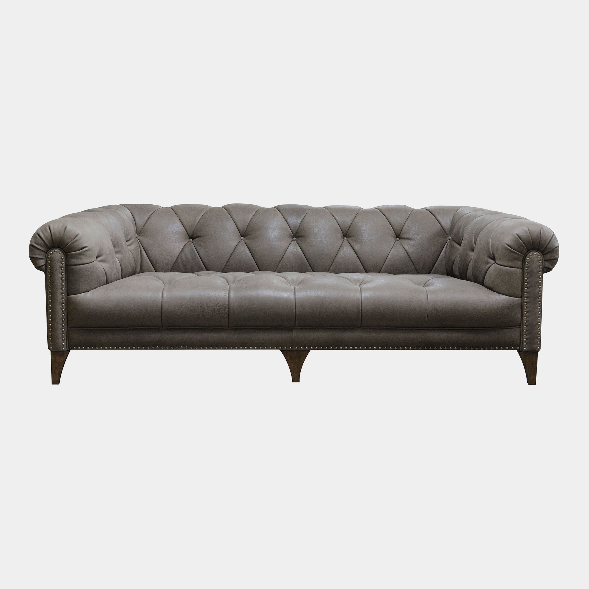 Deep 3 Seat Sofa In Leather Grade B