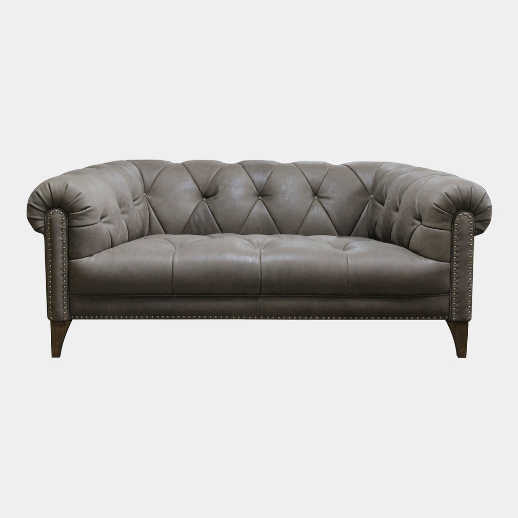 Roosevelt - Shallow 2 Seat Sofa In Leather Grade B