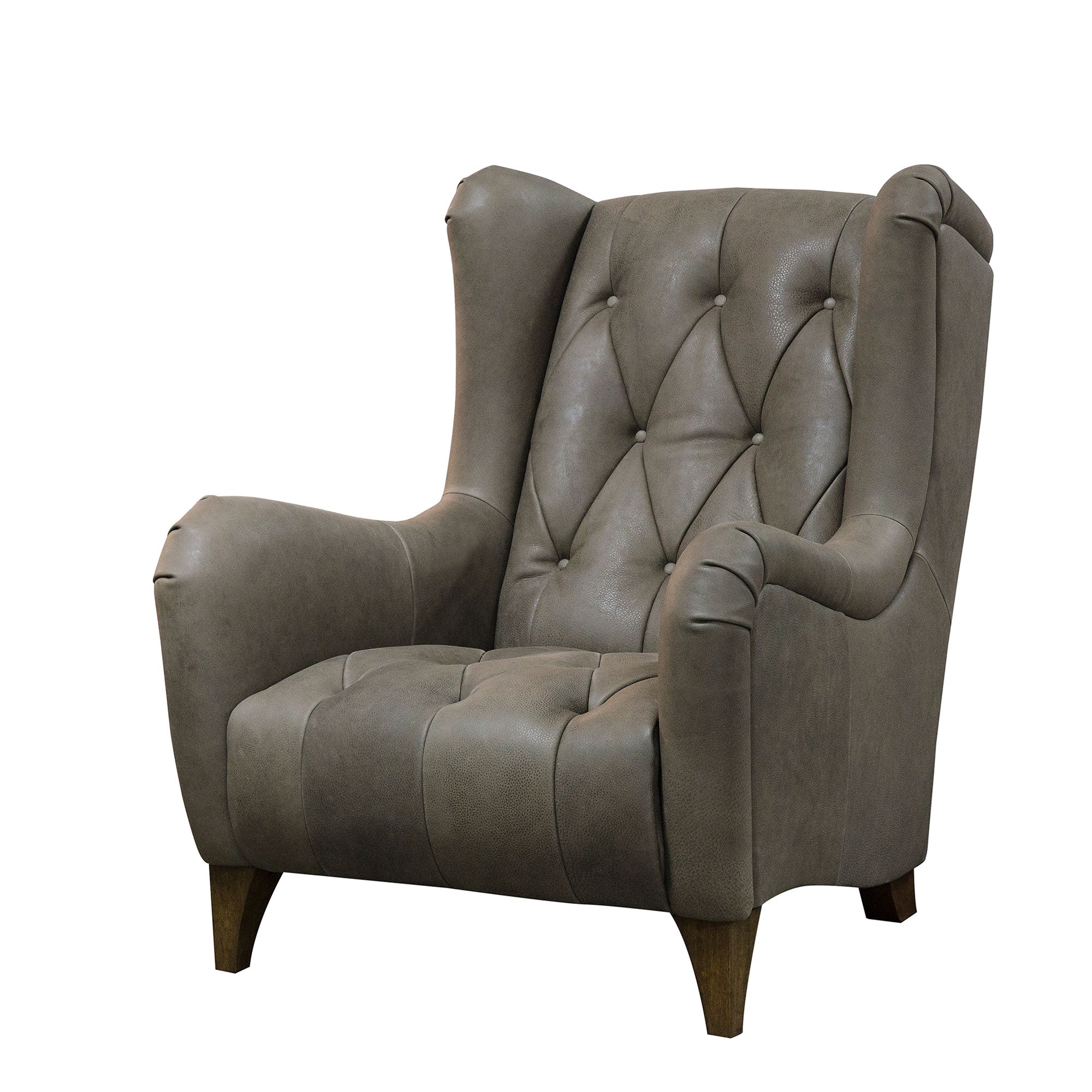 Accent Chair In Leather Grade B