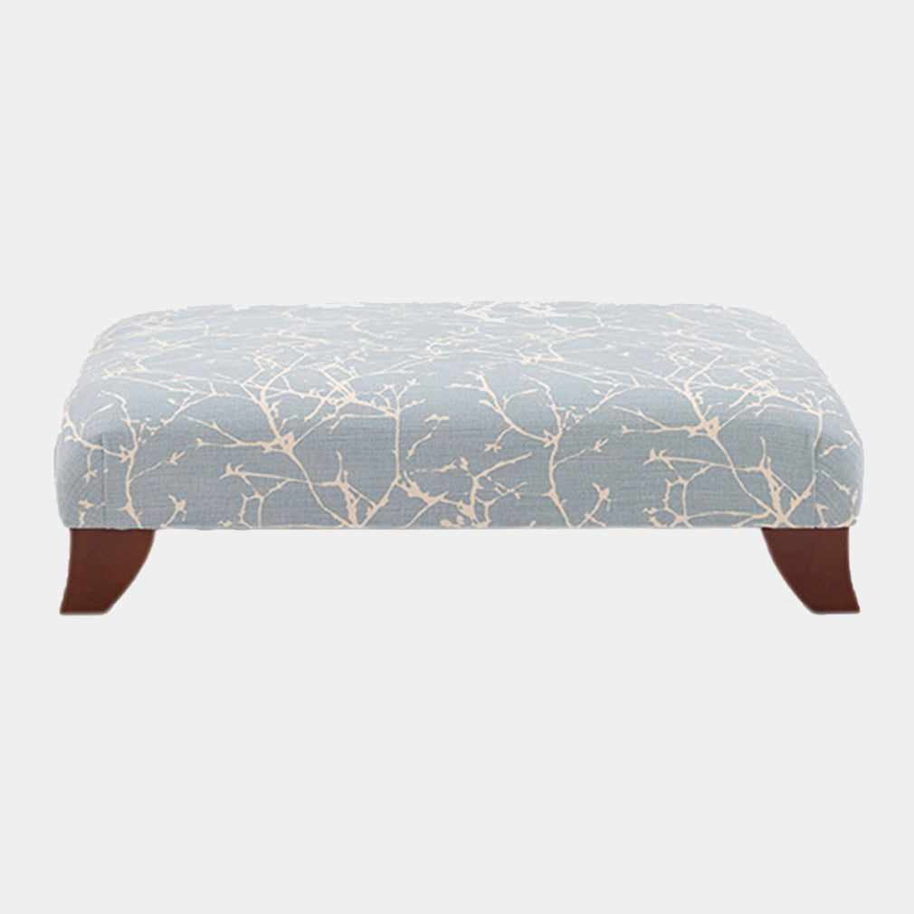 Designer Footstool In Fabric