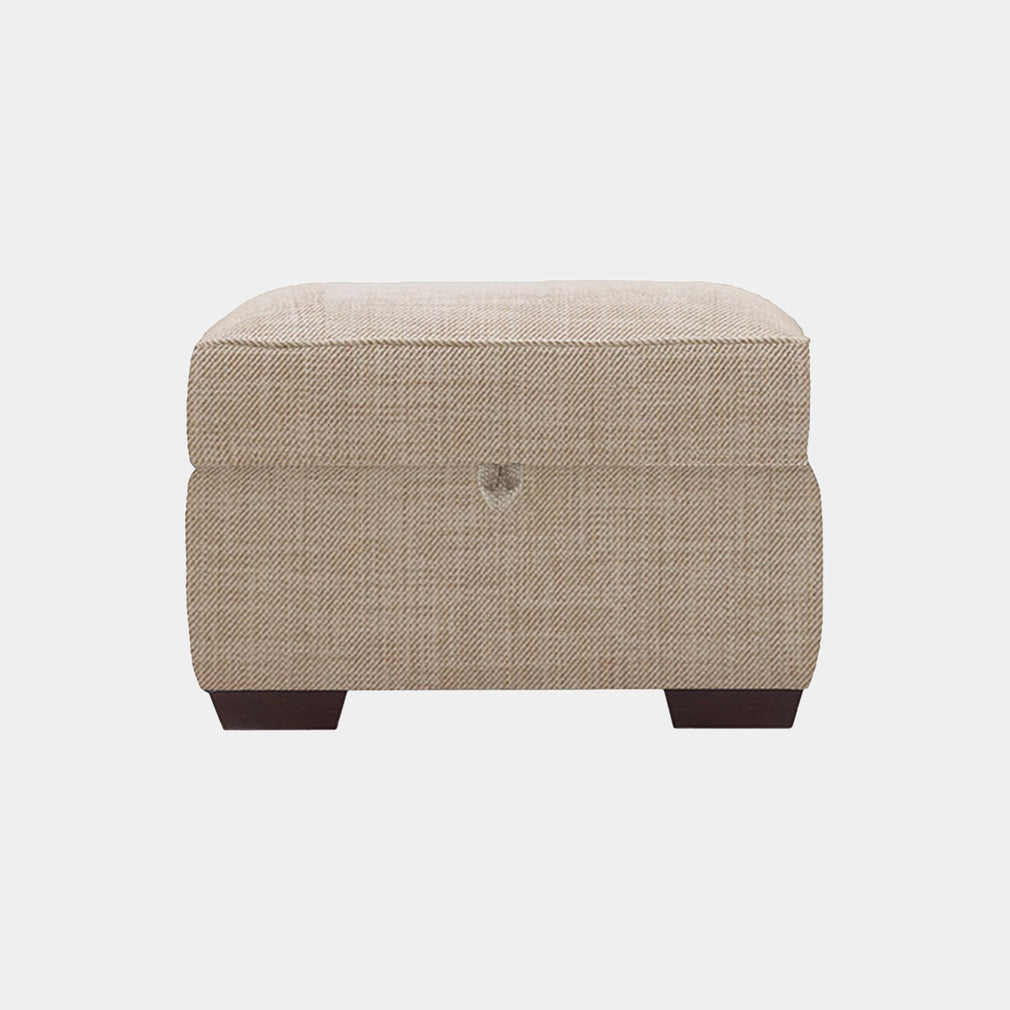 Storage Footstool In Fabric