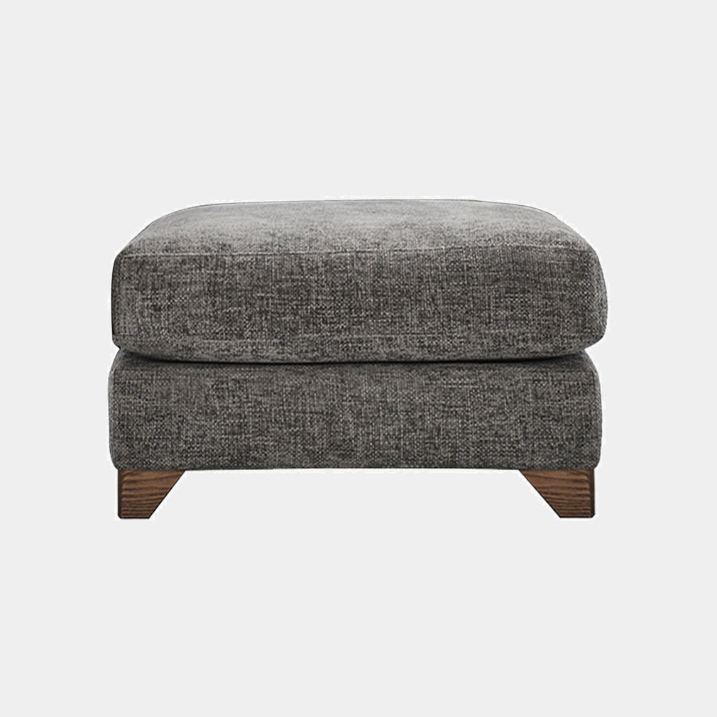 Large Storage Footstool In Fabric Chunki